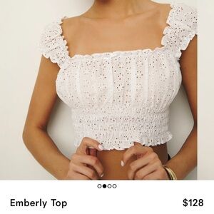 Reformation Emberly Top NWT